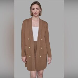 NWT KARL LAGERFELD BUTTON EMBELLISHED CO-ORD CARDIGAN